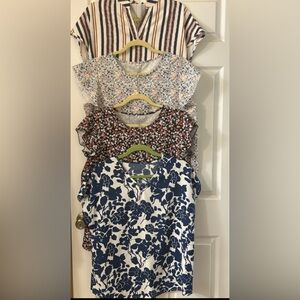 Lot/ Bundle Of 4 ladies blouses / shirts/ tops